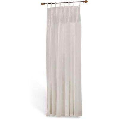 Loberon Martillac Voilage Bordure Haut de Gamme Style Romantique, Blanc - Publicité Loberon Martillac Voilage Bordure Haut de Gamme Style Romantique, Blanc - Publicité