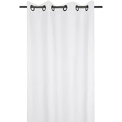Stof Rideau Modèle Nelson Blanc 135x180 cm 100% Polyester - Publicité Stof Rideau Modèle Nelson Blanc 135x180 cm 100% Polyester - Publicité