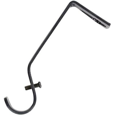 Merriway Bulk Hardware BH03240 Paquet de 2 Supports de tringle de rideau Noir - Publicité Merriway Bulk Hardware BH03240 Paquet de 2 Supports de tringle de rideau Noir - Publicité