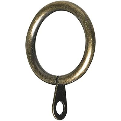 Merriway Bulk Hardware Bh05375 Tringle à rideau Rod Bague fixe œil Laiton antique Dimensions intérieures 25 mm, lot de 24 pièces - Publicité Merriway Bulk Hardware Bh05375 Tringle à rideau Rod Bague fixe œil Laiton antique Dimensions intérieures 25 mm, lot de 24 pièces - Publicité