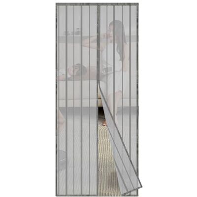 Sekey 110x220cm Moustiquaire pour Portes, Avancée Rideau Magnétique Anti-insectes pour Porte de Balcon, Montage Facile à Coller, Kit d'installation Complet, Gris - Publicité Sekey 110x220cm Moustiquaire pour Portes, Avancée Rideau Magnétique Anti-insectes pour Porte de Balcon, Montage Facile à Coller, Kit d'installation Complet, Gris - Publicité