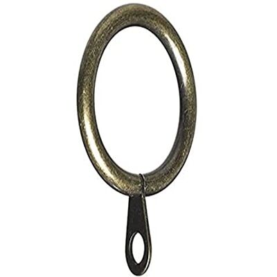 Merriway Bulk Hardware Bh05376 Tringle à rideau Rod Bague fixe œil Laiton antique Dimensions intérieures 42 mm, lot de 24 pièces - Publicité Merriway Bulk Hardware Bh05376 Tringle à rideau Rod Bague fixe œil Laiton antique Dimensions intérieures 42 mm, lot de 24 pièces - Publicité