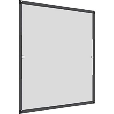 Windhager Moustiquaire Cadre Flexi Fit pour Fenetres, Fenêtres Télescopiques sans scies, 130 x 150 cm, Anthracite - Publicité Windhager Moustiquaire Cadre Flexi Fit pour Fenetres, Fenêtres Télescopiques sans scies, 130 x 150 cm, Anthracite - Publicité