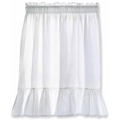 Loberon Tomé Brise-bise Tissu Naturel en Coton Doux, Fluide et translucide, Blanc - Publicité Loberon Tomé Brise-bise Tissu Naturel en Coton Doux, Fluide et translucide, Blanc - Publicité