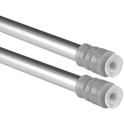Bestlivings Tringle à Rideaux 2 pièces (Argentè) sans perçage, Installation Facile, Tringle escamotable pour Serrage 60-90 cm - Publicité Bestlivings Tringle à Rideaux 2 pièces (Argentè) sans perçage, Installation Facile, Tringle escamotable pour Serrage 60-90 cm - Publicité