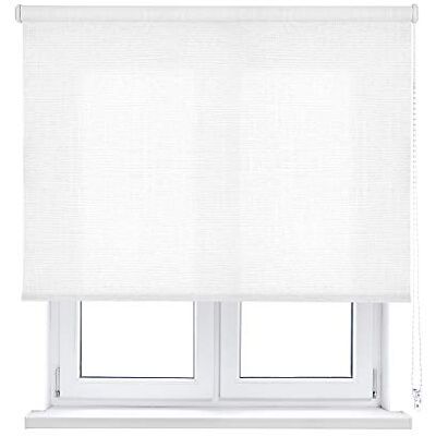 VIEWTEX Store Enrouleur tamisant Shape Blanc 90 X 250cm Stores pour fenêtres et Portes Fabriqué en Europe 5 Ans de Garantie - Publicité VIEWTEX Store Enrouleur tamisant Shape Blanc 90 X 250cm Stores pour fenêtres et Portes Fabriqué en Europe 5 Ans de Garantie - Publicité
