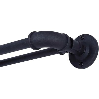 Tringle double pour fenêtre Sun Zero Bronn - 36-66" Noir mat - Publicité Tringle double pour fenêtre Sun Zero Bronn - 36-66" Noir mat - Publicité
