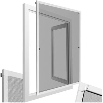 tectake Moustiquaire fenetre & Store Cadre en Aluminium 100x120cm Blanc Filet Anti Moustique Résistante aux intempéries & aux UV idéal Chambre Enfant, Salon, Chambre Bebe Entrée Maison - Publicité tectake Moustiquaire fenetre & Store Cadre en Aluminium 100x120cm Blanc Filet Anti Moustique Résistante aux intempéries & aux UV idéal Chambre Enfant, Salon, Chambre Bebe Entrée Maison - Publicité