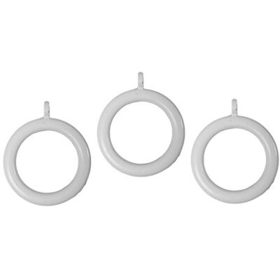 Merriway Bulk Hardware BH03243 Paquet de 24 Anneaux de tringle avec œil fixe Plastique - Publicité Merriway Bulk Hardware BH03243 Paquet de 24 Anneaux de tringle avec œil fixe Plastique - Publicité