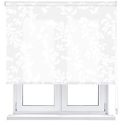 VIEWTEX Store Enrouleur Tamisant Polar Blanc 75 X 190cm Motifs Feuilles Fabriqué en Europe 5 Ans de Garantie - Publicité VIEWTEX Store Enrouleur Tamisant Polar Blanc 75 X 190cm Motifs Feuilles Fabriqué en Europe 5 Ans de Garantie - Publicité