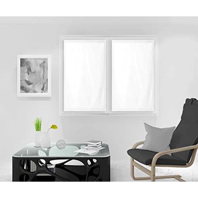 Soleil d'ocre , Dolly Paire de Brise bise, 90x120 cm, Blanc - Publicité Soleil d'ocre , Dolly Paire de Brise bise, 90x120 cm, Blanc - Publicité