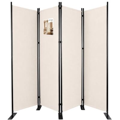 vounot ® Paravent Séparateur de Pièce 4 Panneaux Cloison de Séparation Autoportant Pliable Brise Vue pour Plus d’Intimité Salon Chambre Bureau 228 x 30 x 164 cm Beige - Publicité vounot ® Paravent Séparateur de Pièce 4 Panneaux Cloison de Séparation Autoportant Pliable Brise Vue pour Plus d’Intimité Salon Chambre Bureau 228 x 30 x 164 cm Beige - Publicité