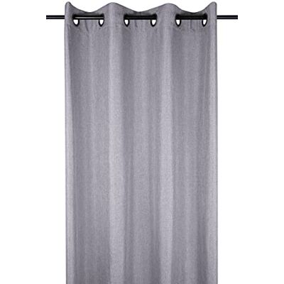 Stof Bea Rideau à Œillets Polyester Gris 260 x 140 cm - Publicité Stof Bea Rideau à Œillets Polyester Gris 260 x 140 cm - Publicité