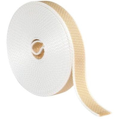 Amig Cordon pour enrouleur de store 22 mm x 6 m Résistant aux UV et à l'abrasion Beige/Blanc - Publicité Amig Cordon pour enrouleur de store 22 mm x 6 m Résistant aux UV et à l'abrasion Beige/Blanc - Publicité