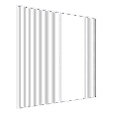 Windhager Moustiquaire porte plissée 240 x 240 cm, rideau anti-insectes moustiques, installation facile sans perçage, passage libre pour porte balcon ou terrasse, blanc, 03959 - Publicité Windhager Moustiquaire porte plissée 240 x 240 cm, rideau anti-insectes moustiques, installation facile sans perçage, passage libre pour porte balcon ou terrasse, blanc, 03959 - Publicité