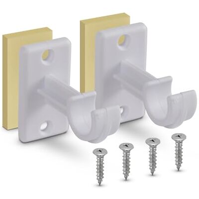 Bestlivings Lot de 4 Supports de Rechange pour Tringle à Rideaux jusqu'à Ø 12 mm Blanc Perle 3,5 cm - Publicité Bestlivings Lot de 4 Supports de Rechange pour Tringle à Rideaux jusqu'à Ø 12 mm Blanc Perle 3,5 cm - Publicité