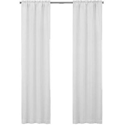 Eclipse Doublure Thermique occultante Minimaliste pour Rideaux de fenêtre avec Crochets de draperie (2 Panneaux), 68,6 x 152,4 cm, Blanc - Publicité Eclipse Doublure Thermique occultante Minimaliste pour Rideaux de fenêtre avec Crochets de draperie (2 Panneaux), 68,6 x 152,4 cm, Blanc - Publicité
