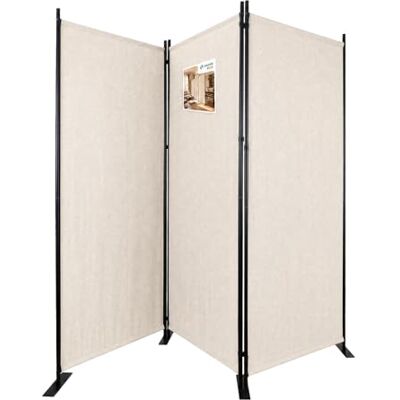 vounot ® Paravent Séparateur de Pièce 3 Panneaux Cloison de Séparation Autoportant Pliable Brise Vue pour Plus d’Intimité Salon Chambre Bureau 262 x 30 x 173 cm Beige - Publicité vounot ® Paravent Séparateur de Pièce 3 Panneaux Cloison de Séparation Autoportant Pliable Brise Vue pour Plus d’Intimité Salon Chambre Bureau 262 x 30 x 173 cm Beige - Publicité