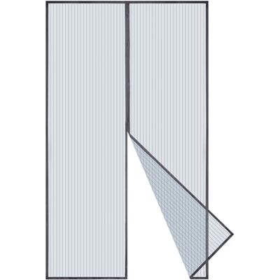 Apalus Moustiquaire Magnétique Pour Porte , Rideau en Maille, Joint Magnétique de Haut en Bas avec Fermeture Automatique, Maintient l'air frais à l'intérieur (140x240cm, Gris) - Publicité Apalus Moustiquaire Magnétique Pour Porte , Rideau en Maille, Joint Magnétique de Haut en Bas avec Fermeture Automatique, Maintient l'air frais à l'intérieur (140x240cm, Gris) - Publicité