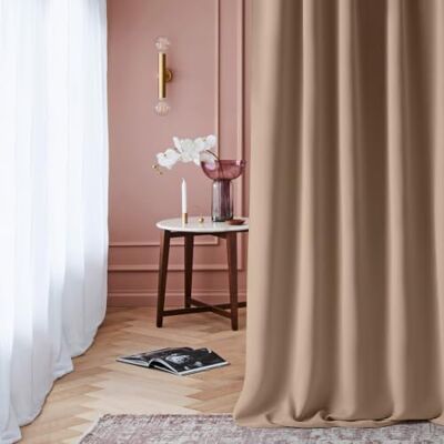 Room99 Rideau Occultant Beige Laurel - Rideau - Publicité Room99 Rideau Occultant Beige Laurel - Rideau - Publicité