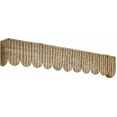Loberon Glyndon Habillage de fenêtre Rotin Naturel Forme ondulée décorative, Marron - Publicité Loberon Glyndon Habillage de fenêtre Rotin Naturel Forme ondulée décorative, Marron - Publicité