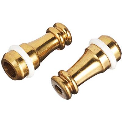 Merriway Bulk Hardware BH00748 Paquet de 2 Tirages de cordon Laiton massif 38 mm - Publicité Merriway Bulk Hardware BH00748 Paquet de 2 Tirages de cordon Laiton massif 38 mm - Publicité