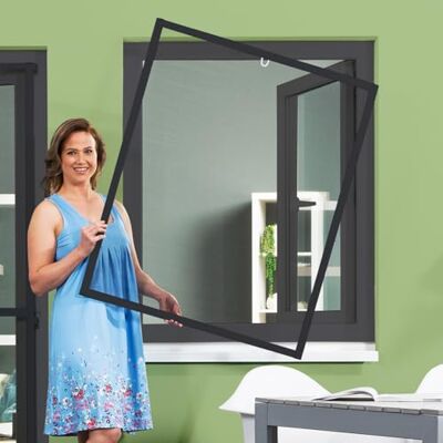 empasa Moustiquaire fenêtre, Master Slim blanc, marron ou anthracite - Publicité empasa Moustiquaire fenêtre, Master Slim blanc, marron ou anthracite - Publicité