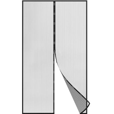 jarolift Moustiquaire de balcon Moustiquaire sans percer avec fermeture magnétique, à découper, 140 x 250 cm (l x h), Noir - Publicité jarolift Moustiquaire de balcon Moustiquaire sans percer avec fermeture magnétique, à découper, 140 x 250 cm (l x h), Noir - Publicité