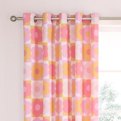 Catherine Lansfield Just Contempo Paire de Rideaux à œillets entièrement réversibles Motif Marguerites Rose 168 x 183 cm - Publicité Catherine Lansfield Just Contempo Paire de Rideaux à œillets entièrement réversibles Motif Marguerites Rose 168 x 183 cm - Publicité