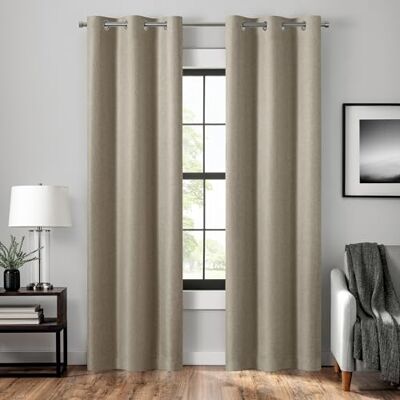 Eclipse Welwick Magnitech Rideau 100% occultant, Panneau de Rideau de fenêtre à œillets, Fermeture magnétique sans Couture, pour Chambre à Coucher, Salon ou Chambre d'enfant, 241,3 cm de Long x 94 cm - Publicité Eclipse Welwick Magnitech Rideau 100% occultant, Panneau de Rideau de fenêtre à œillets, Fermeture magnétique sans Couture, pour Chambre à Coucher, Salon ou Chambre d'enfant, 241,3 cm de Long x 94 cm - Publicité