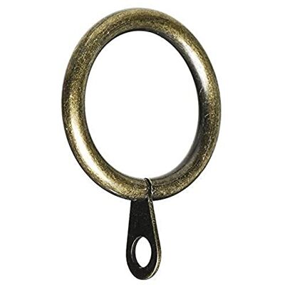 Merriway Bulk Hardware Bh05946 Métal Rideau Draperie Pole Rod Bagues à oeil fixe, diamètre intérieur. 45 mm (1,3/10,2 cm) de diamètre extérieur. 50 mm (5,1 cm) – Antique en acier laitonné, Lot de 8 - Publicité Merriway Bulk Hardware Bh05946 Métal Rideau Draperie Pole Rod Bagues à oeil fixe, diamètre intérieur. 45 mm (1,3/10,2 cm) de diamètre extérieur. 50 mm (5,1 cm) – Antique en acier laitonné, Lot de 8 - Publicité