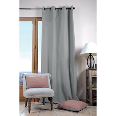 Stof Duo UNI Rideau 135X240 CM, Outdoor, Souris, 135 x 240 cm - Publicité Stof Duo UNI Rideau 135X240 CM, Outdoor, Souris, 135 x 240 cm - Publicité