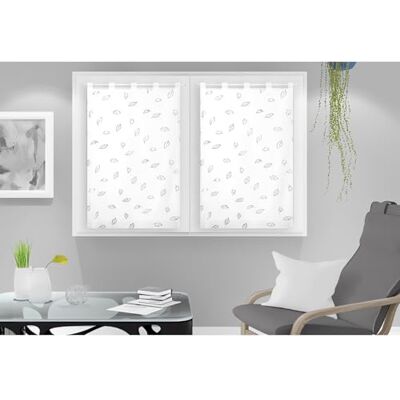 SH0P&CITY Rideau LAURENE 60x120 cm Décoration de fenêtre élégante - Publicité SH0P&CITY Rideau LAURENE 60x120 cm Décoration de fenêtre élégante - Publicité