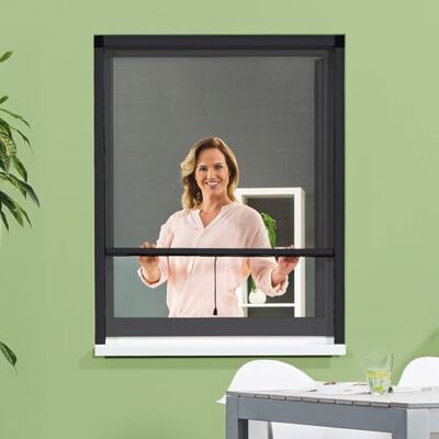 empasa moustiquaire fenêtre enroulable SMART, blanc, marron ou anthracite - Publicité empasa moustiquaire fenêtre enroulable SMART, blanc, marron ou anthracite - Publicité