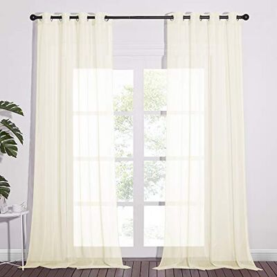 NICETOWN Rideau de fenêtre occultant pour Chambre à Coucher Décoration d'intérieur Isolation Thermique 132,1 x 160 cm (l x L) 8 œillets/Anneaux 1 Panneau - Publicité NICETOWN Rideau de fenêtre occultant pour Chambre à Coucher Décoration d'intérieur Isolation Thermique 132,1 x 160 cm (l x L) 8 œillets/Anneaux 1 Panneau - Publicité