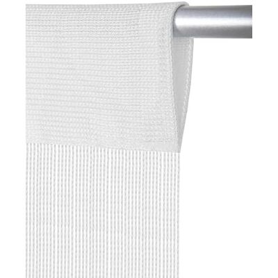 Arsvita Rideau à fils avec passe-tringle Peut être raccourci individuellement Rideau en plusieurs couleurs et tailles (l x L x l) : 140 x 250 cm Blanc - Publicité Arsvita Rideau à fils avec passe-tringle Peut être raccourci individuellement Rideau en plusieurs couleurs et tailles (l x L x l) : 140 x 250 cm Blanc - Publicité