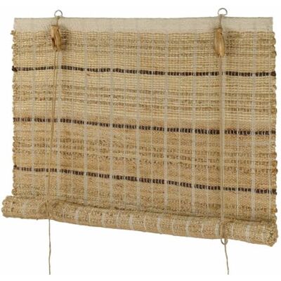 Loberon Nacarie Store Tissage Artisanal Brut Mélange de Jute et de Coton, Marron - Publicité Loberon Nacarie Store Tissage Artisanal Brut Mélange de Jute et de Coton, Marron - Publicité