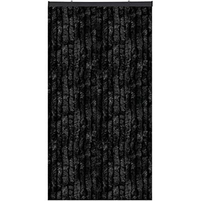 Bestlivings Rideau de porte en velours de taille spéciale Largeur : 120 cm Longueur : 250 cm Noir - Publicité Bestlivings Rideau de porte en velours de taille spéciale Largeur : 120 cm Longueur : 250 cm Noir - Publicité