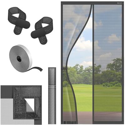 KESSER ® Moustiquaire magnétique pour porte de balcon, terrasse et cave, montage facile avec adhésif - Publicité KESSER ® Moustiquaire magnétique pour porte de balcon, terrasse et cave, montage facile avec adhésif - Publicité