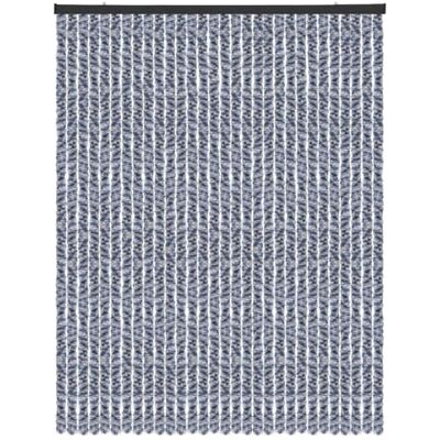 Arsvita Rideau, Tissu, Meliert blau weiß silber, 120 x 220 cm - Publicité Arsvita Rideau, Tissu, Meliert blau weiß silber, 120 x 220 cm - Publicité