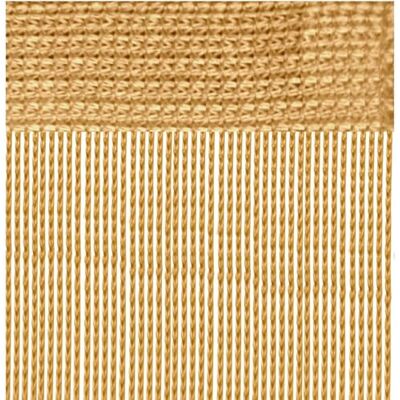 Bestlivings Rideau à fils avec tringle à café (56 x 185 cm) doré, idéal pour caravane, camping, comme rideau de porte - Publicité Bestlivings Rideau à fils avec tringle à café (56 x 185 cm) doré, idéal pour caravane, camping, comme rideau de porte - Publicité