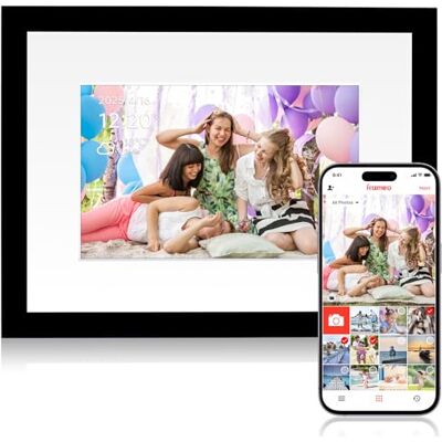 Rollei Cadre Photo Numérique, Smart Frame WiFi 110 Frameo Cadres Photo Numerique Connecté 1280x800 IPS Écran Tactile 32Go pour Partager Photos et Vidéos Cadre Noir Cadre-Photos-Numérique-Frameo - Publicité Rollei Cadre Photo Numérique, Smart Frame WiFi 110 Frameo Cadres Photo Numerique Connecté 1280x800 IPS Écran Tactile 32Go pour Partager Photos et Vidéos Cadre Noir Cadre-Photos-Numérique-Frameo - Publicité
