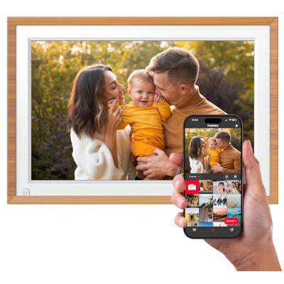 AgfaPhoto Cadre Photo Connecté Realiview APF1000 Wi-FI 10" LCD Affichage Photos/Vidéos, Horloge, Météo, Rotation Auto, Mémoire 32Go, Appli FRAMEO iOS/Android Incluse Bois - Publicité AgfaPhoto Cadre Photo Connecté Realiview APF1000 Wi-FI 10" LCD Affichage Photos/Vidéos, Horloge, Météo, Rotation Auto, Mémoire 32Go, Appli FRAMEO iOS/Android Incluse Bois - Publicité
