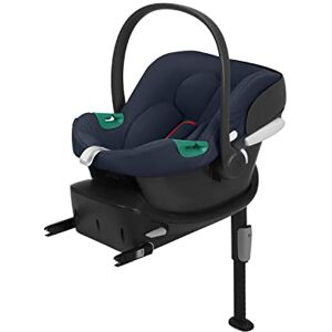 Cybex Coque Aton B2 i-Size avec Base One, De la naissance à environ 24 mois, Max. 13 kg, Base Isofix et Coussin Réducteur pour Nouveau-né inclus, Compatible SensorSafe, Bay Blue - Publicité