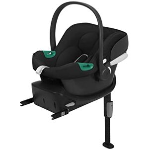 Cybex Coque Aton B2 i-Size avec Base One, De la naissance à environ 24 mois, Max. 13 kg, Base Isofix et Coussin Réducteur pour Nouveau-né inclus, Compatible SensorSafe, Volcano Black - Publicité