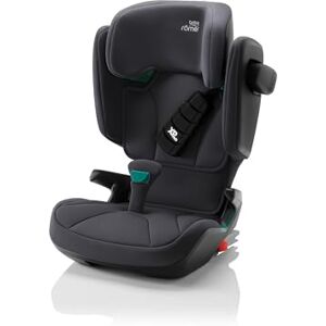 Britax Romer KidFix I-Size Siège auto rehausseur à dossier haut Isofix Capacité 15-36 kg (3,5 ans à 12 ans) Gris tempête - Publicité