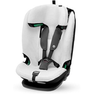 Maxi-Cosi housse d'été en coton biologique pour Titan Plus i-Size, Housse pour siège auto enfant, Matière respirante qui absorbe l'humidité, Lavable en machine, Coton durable, Blanc naturel - Publicité