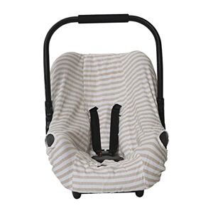 Vertbaudet Housse de protection pour siège bébé taille 0+ beige rayé taille unique - Publicité