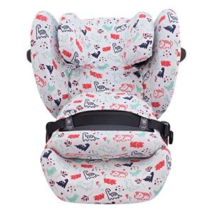 JYOKO KIDS Housse pour siège auto bébé en coton compatible avec Cybex Pallas G I-SIZE (Housse Pallas G, DINO PARTY) - Publicité