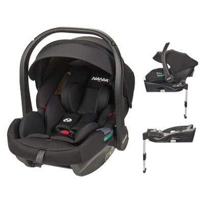nania Rimini, Siège auto bébé, 40-87 cm, R129 i-Size, dès la naissance à 13 kg, coque Groupe 0+, Appuie-tête réglable, Protection Latérale, insert lombaire et de réduction, Base isofix ou ceinture - Publicité nania Rimini, Siège auto bébé, 40-87 cm, R129 i-Size, dès la naissance à 13 kg, coque Groupe 0+, Appuie-tête réglable, Protection Latérale, insert lombaire et de réduction, Base isofix ou ceinture - Publicité